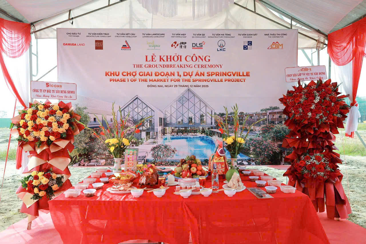 GROUNDBREAKING CEREMONY FOR PHASE 1 OF THE SPRINGVILLE PROJECT MARKET AREA